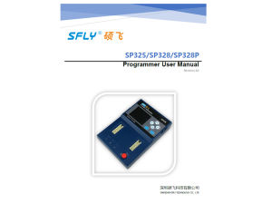 SP325/SP328/SP328P编程器使用手册(英文)